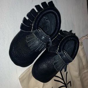 Navy Blue Freshly Picked Moccasins